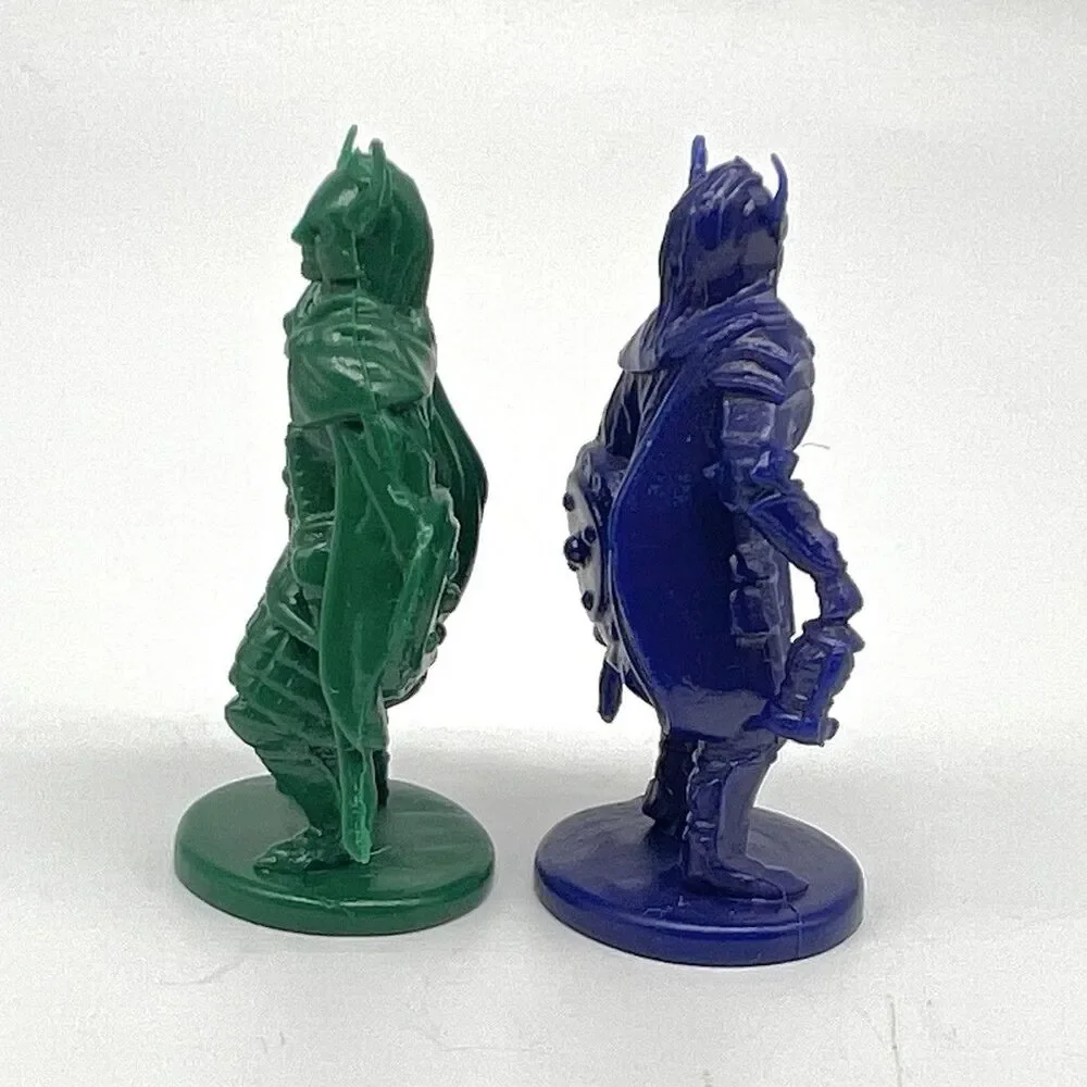 Key To the Kingdom 1992 Adventure Warriors Replacement PARTS Blue & Green Pawns